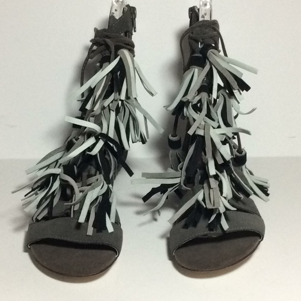 Nwob Jeffrey Campbell Redondo Gladiator Gray 8.5 View 2